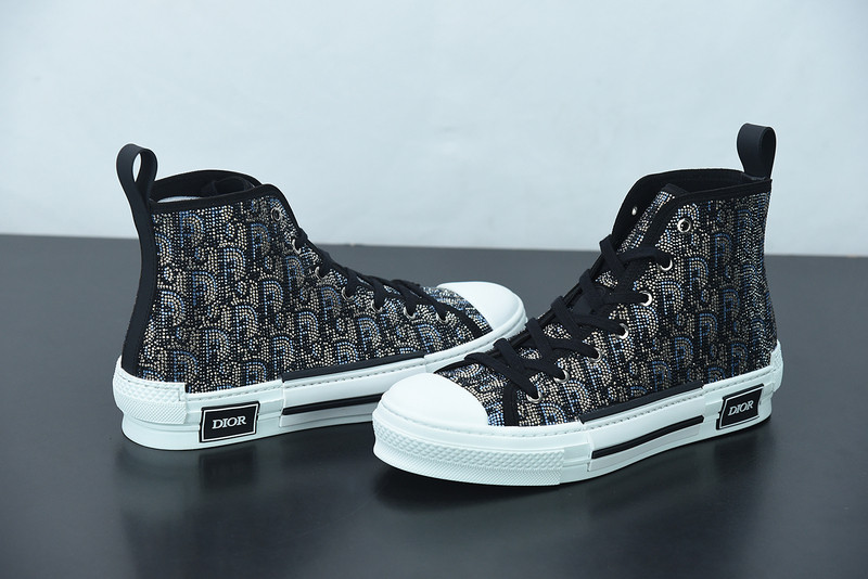 dio* b23 oblique high-top sneaker