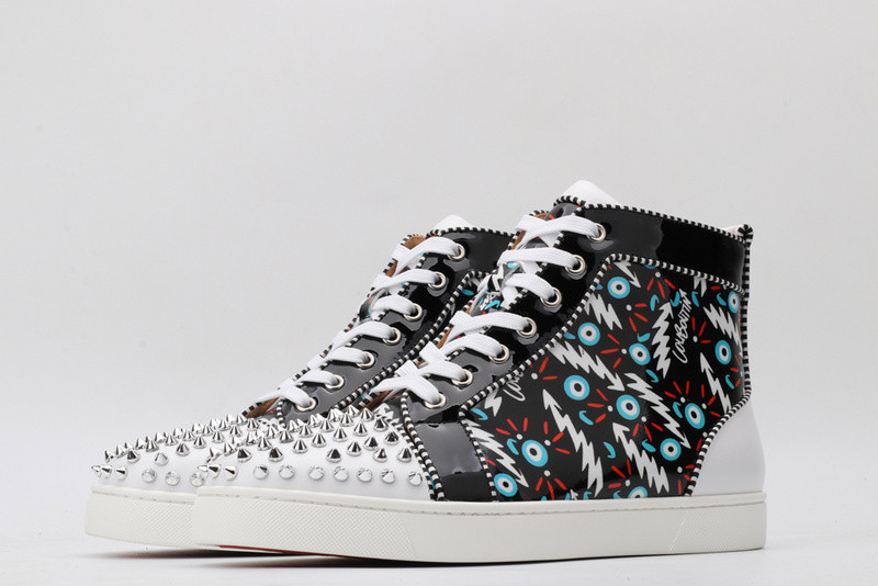 chian louin high top sneaker