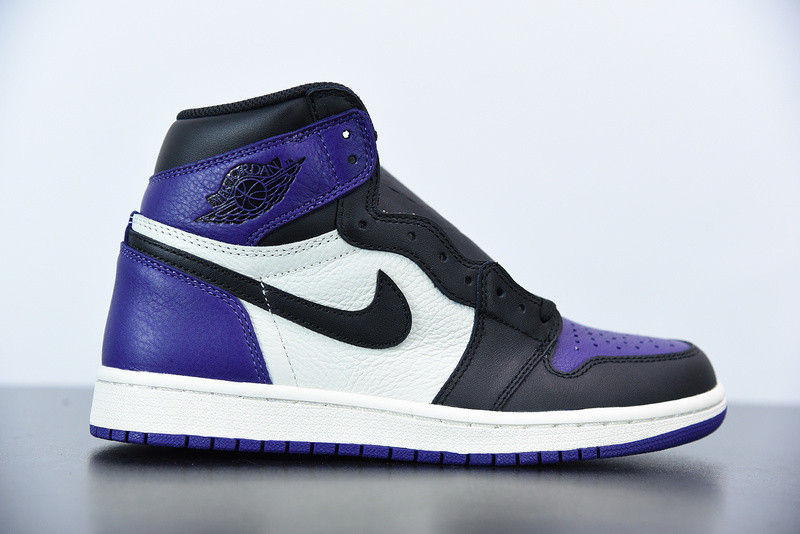 air jordan 1 retro high og "court purple" 555088-501