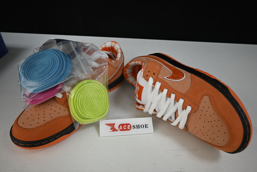 concepts x nike sb dunk low "orange lobster" fd8776-800