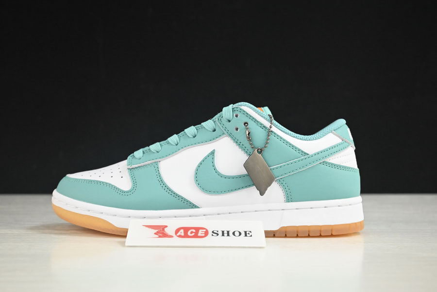 nike dunk low turquoise green orange dv2190-100