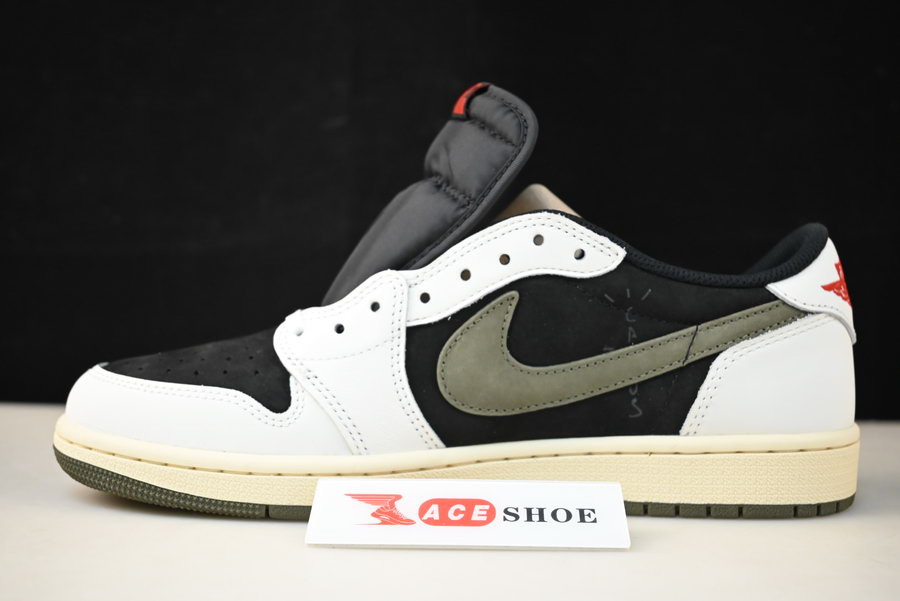 travis scott x air jordan 1 low og “olive” dz4137-106