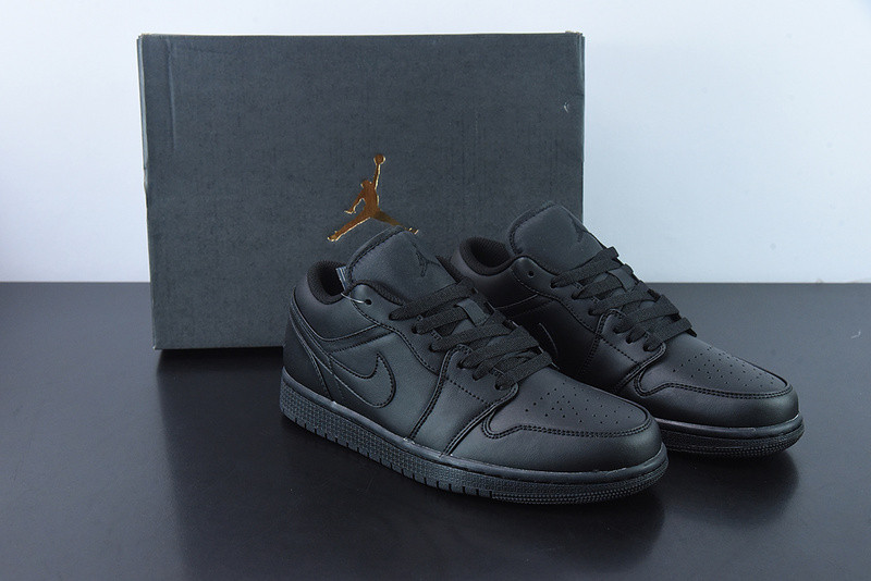air jordan 1 low triple black (2022) 553558-093