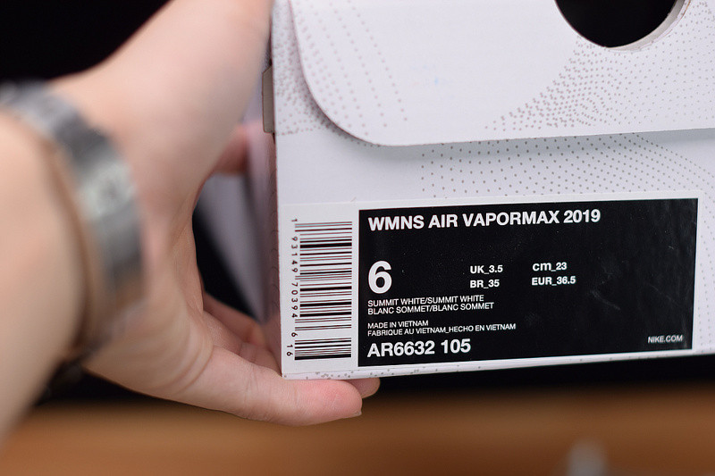 nike air vapormax 2019 summit white pink rise (w) ar6632-105