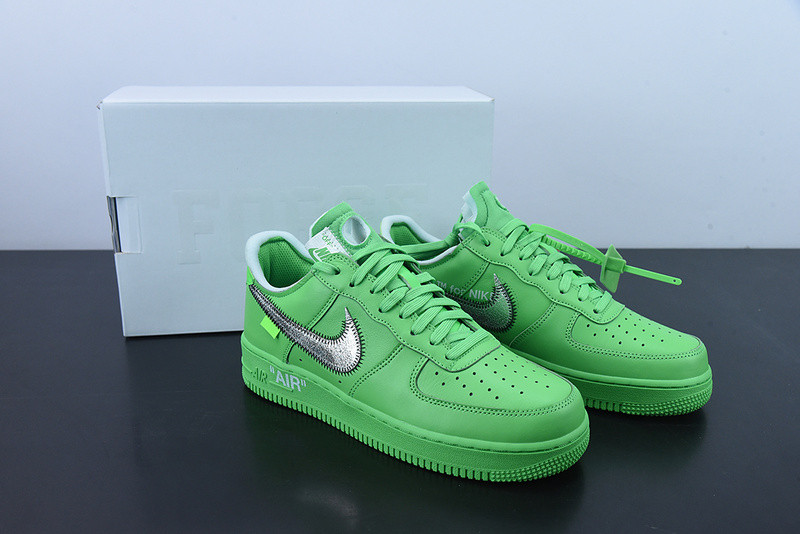 nike of x air force 1 low “light green spark” dx1419-300