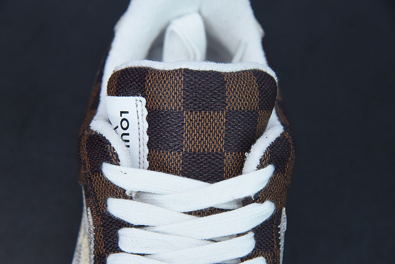 lvt x air force 1‘07 low "damier azur/brown/monogram