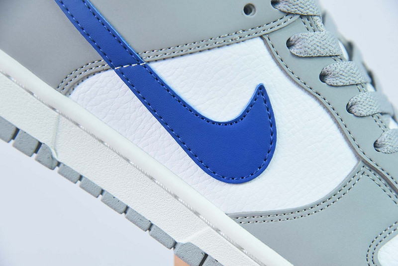 nike dunk low gs white grey royal fn3878-001