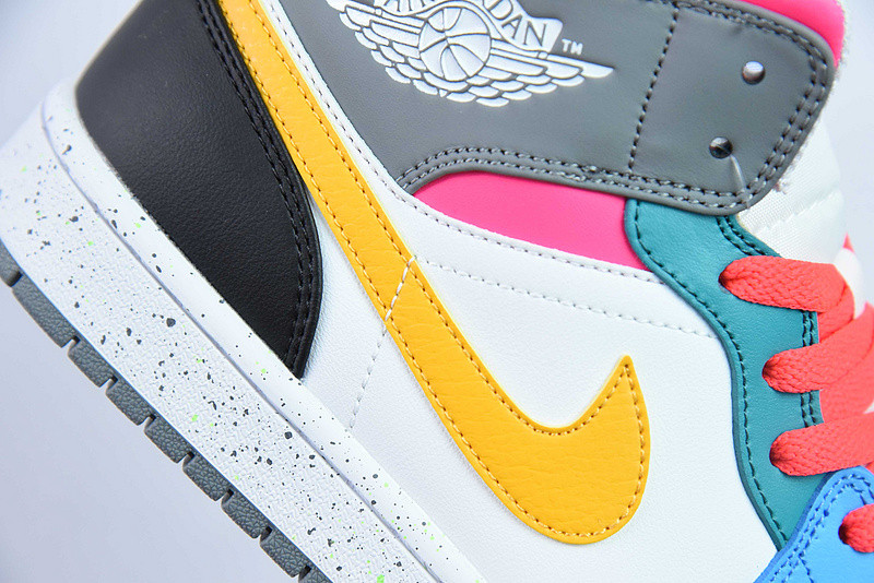 air jordan 1 mid gs multi-color fn1190-100