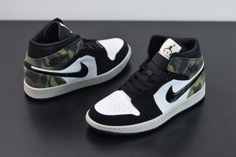 air jordan 1 mid “camo” cw5490-001