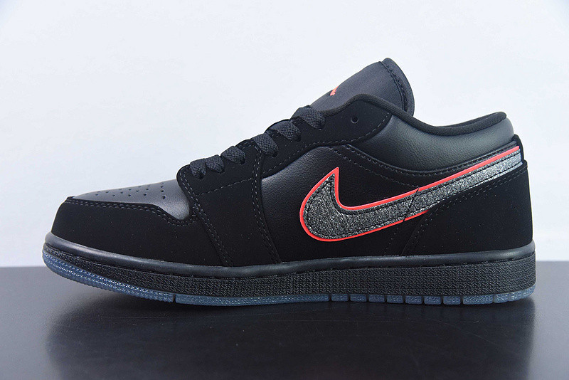 air jordan 1 low black red orbit ck3022-006
