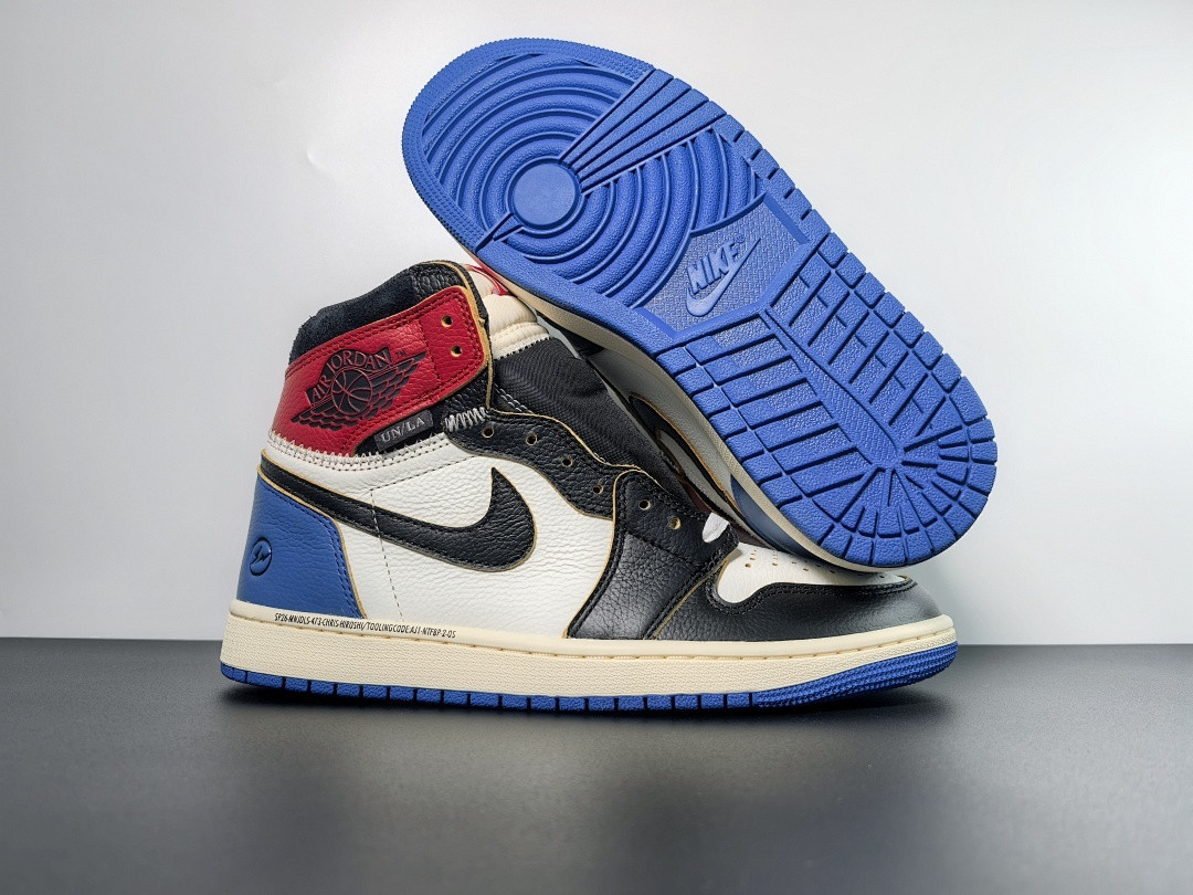 Union x Fragment x Air Jordan 1 High OG “Varsity Red/Sport Royal” IO7847-002