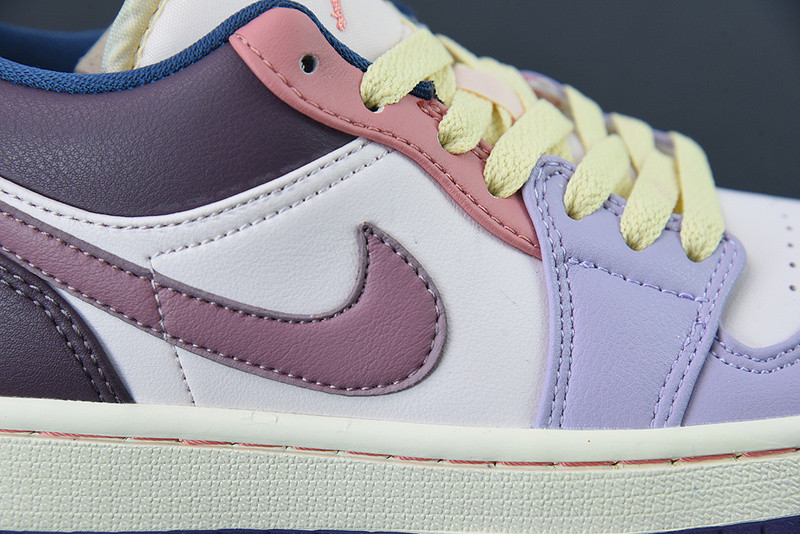 air jordan 1 low covered in pastel pinks and purples dz2768-651
