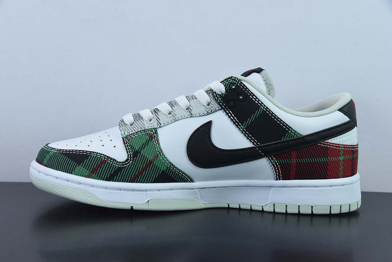 nike dunk low “plaid” dv0827-100
