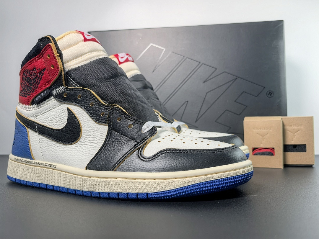 Union x Fragment x Air Jordan 1 High OG “Varsity Red/Sport Royal” IO7847-002