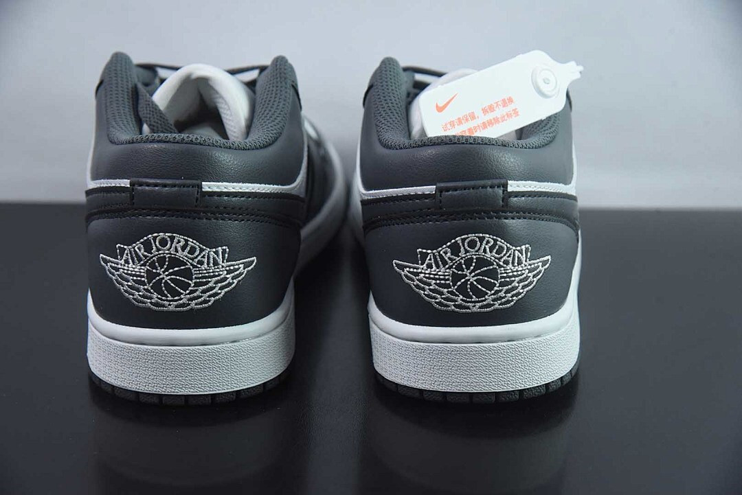 Air Jordan 1 Low Iron Grey White 553558-044
