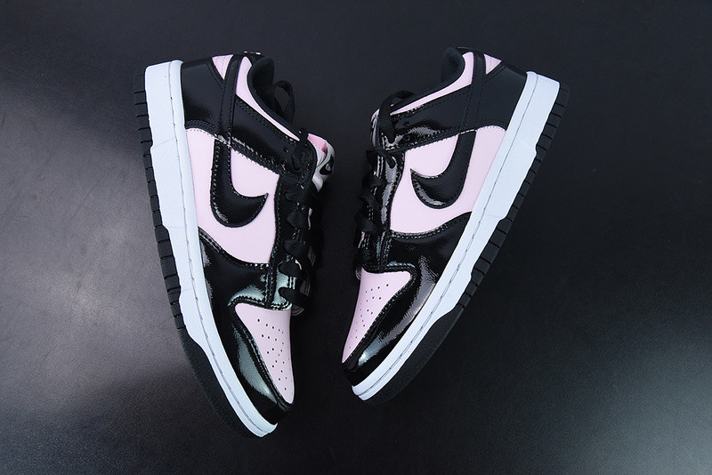 nike dunk low pink foam black (w) dj9955-600