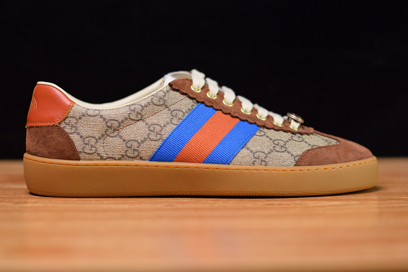 g*u*i jbg leather and suede