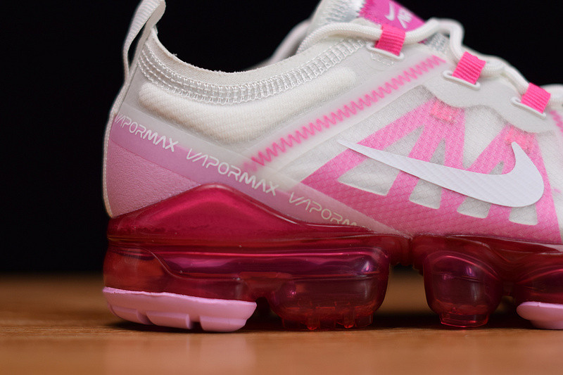nike air vapormax 2019 summit white pink rise (w) ar6632-105