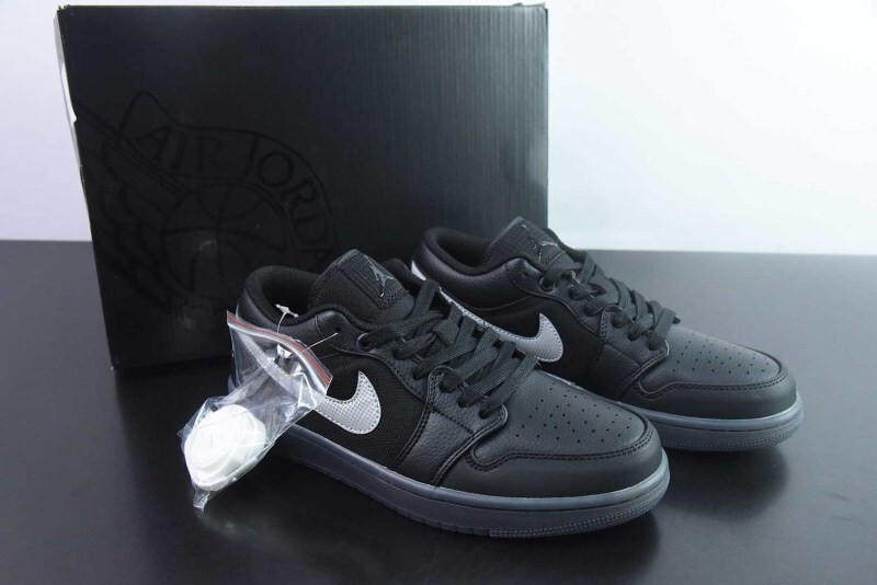 Air Jordan 1 Low Black White Dark Gum HV5968-001