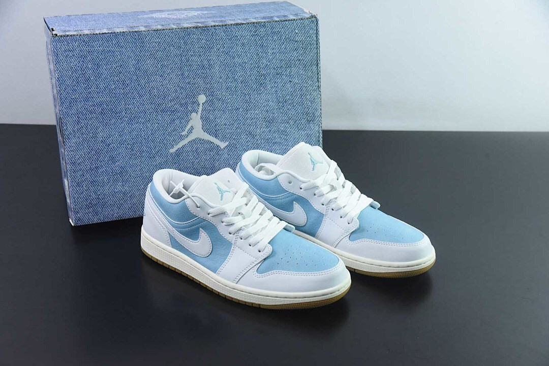 Air Jordan 1 Low Denim Worn Blue HQ2004-400
