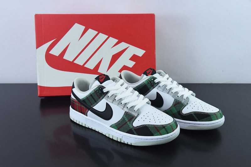 nike dunk low “plaid” dv0827-100