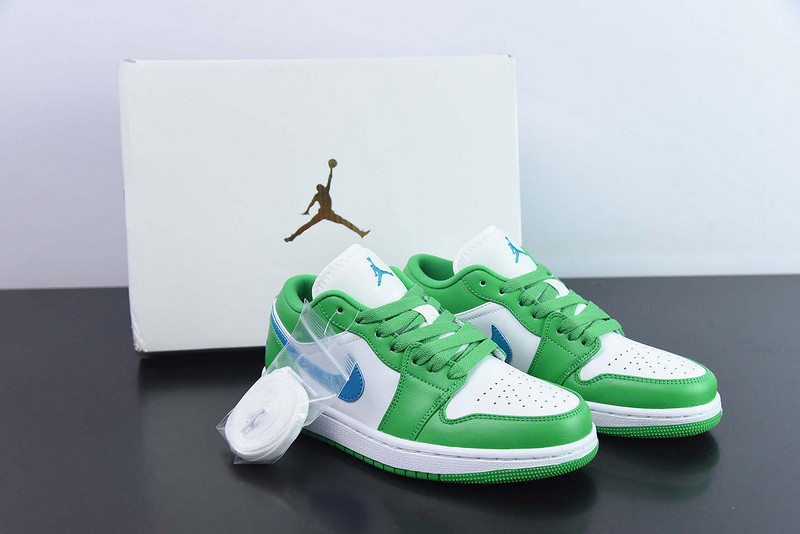air jordan 1 low “lucky green” dc0774-304