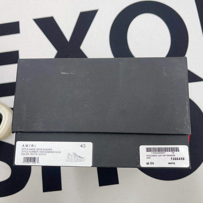 amiri bone runner low-top sneakers