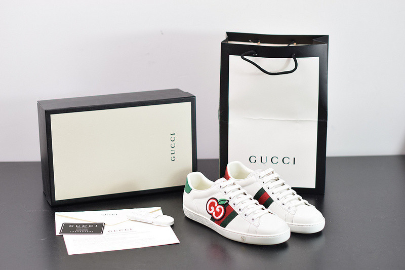 g*u*i ace embroidered low-top sneaker