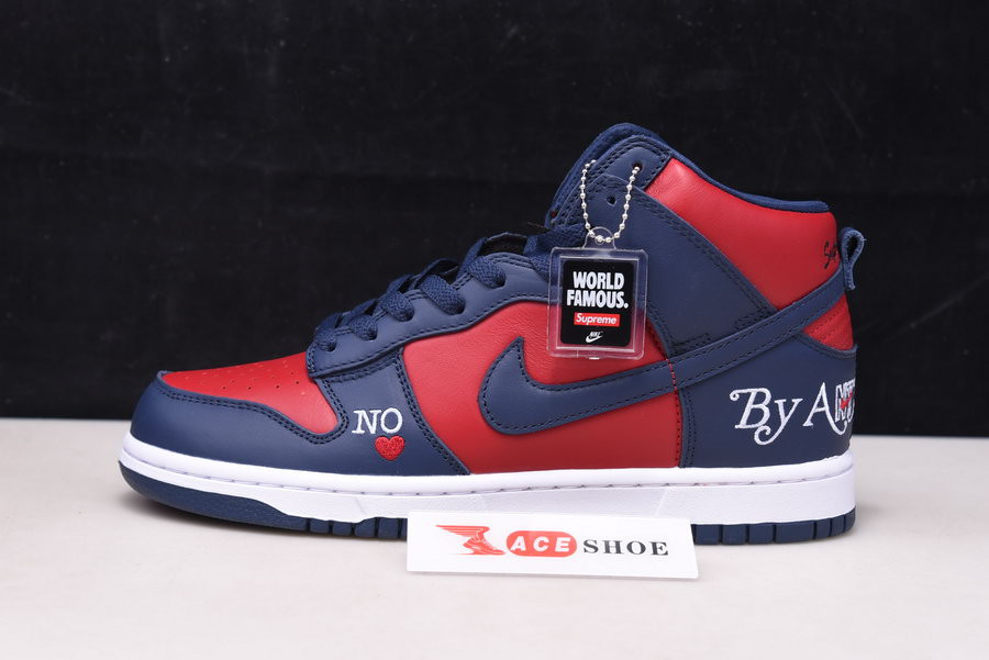 nike dunk high spme by any means navy dn3741-600