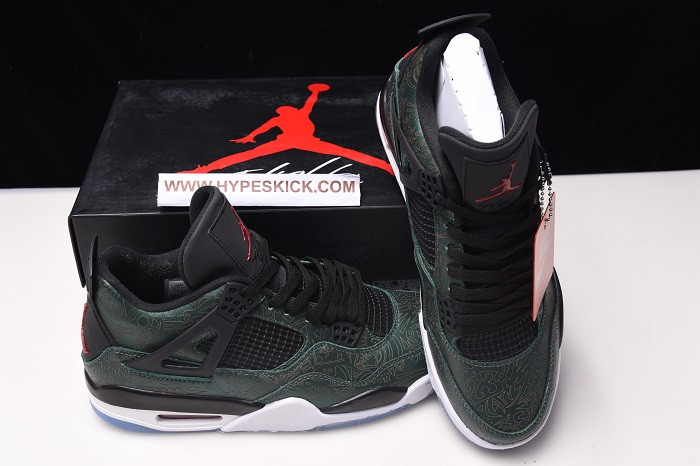 air jordan 4 green laser aj4-1043515