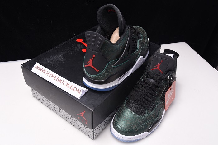 air jordan 4 green laser aj4-1043515