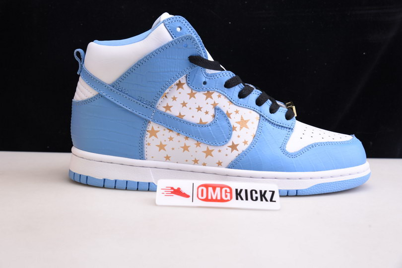 Svp*me x nike dunk high pro sb blue 307385-141