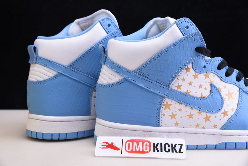 Svp*me x nike dunk high pro sb blue 307385-141