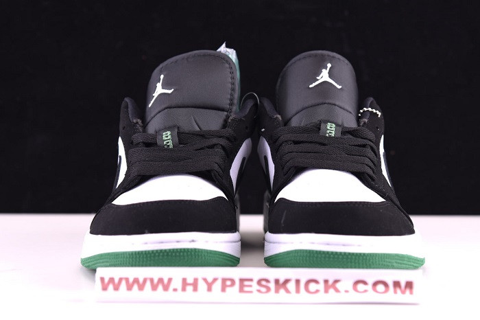 air jordan 1 low white black mystic green 553558-113