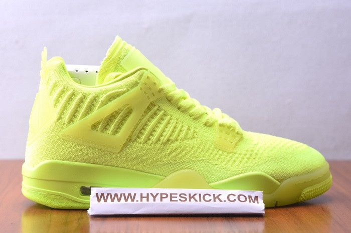 air jordan 4 retro flyknit volt aq3559-700